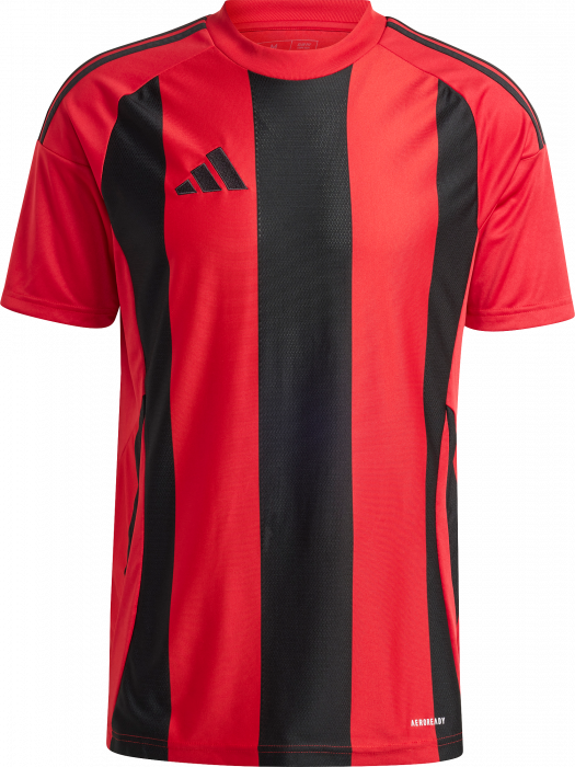 Adidas - Striped 24 Player Jersey - T Power Red & noir