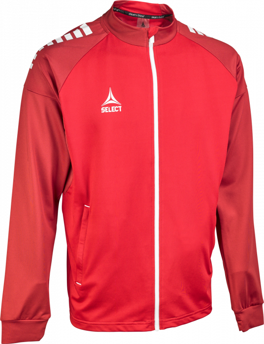 Select - Spain V25 Training Zip Jacket - Rojo & blanco