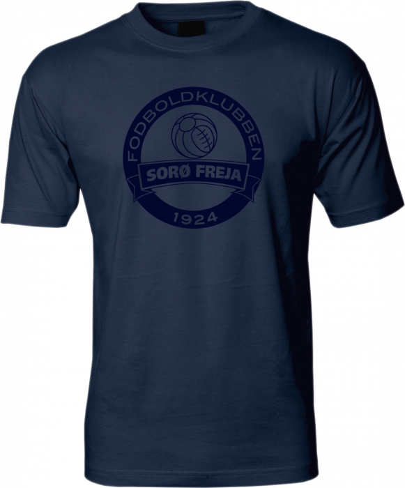 ID - Sorø Freja T-Shirt Tone-I-Tone Logo Ks - Marine
